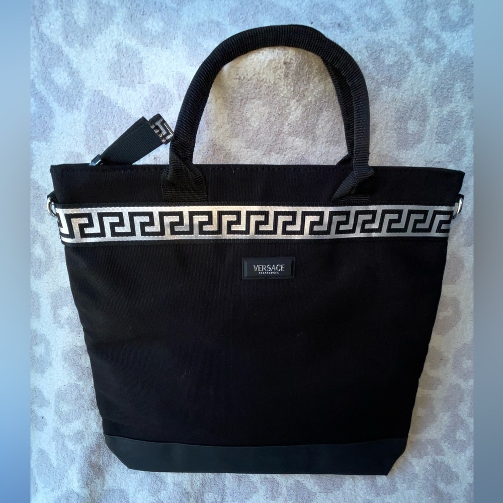 Versace Fragrances Black Tote Bag-New